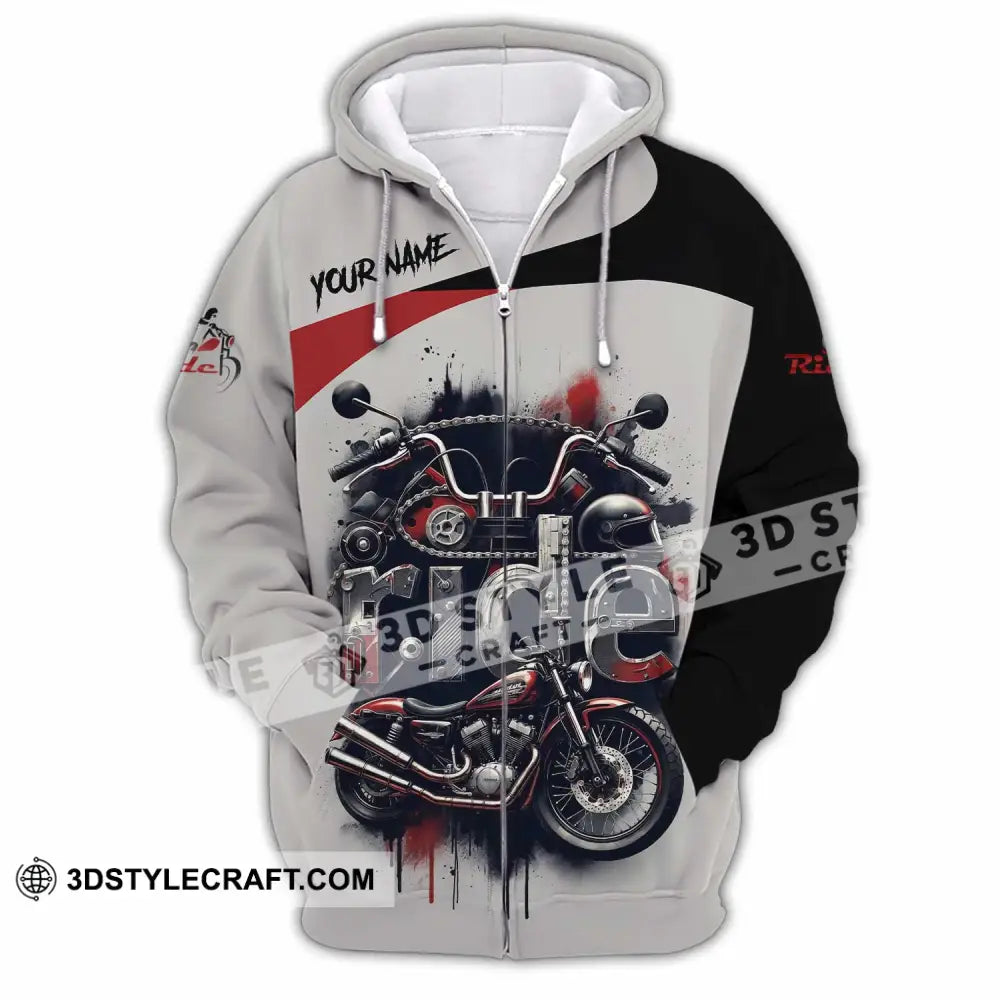 Unisex Shirt - Custom Ride 3D Shirt Zipper Hoodie / S T-shirt