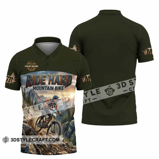 Unisex Shirt - Custom Ride Hard Mountain Bike Shirt style option 2