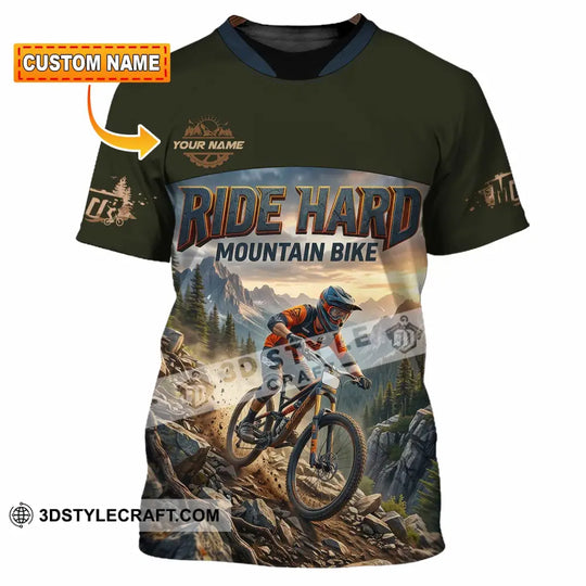 Unisex Shirt - Custom Ride Hard Mountain Bike Shirt style option 1