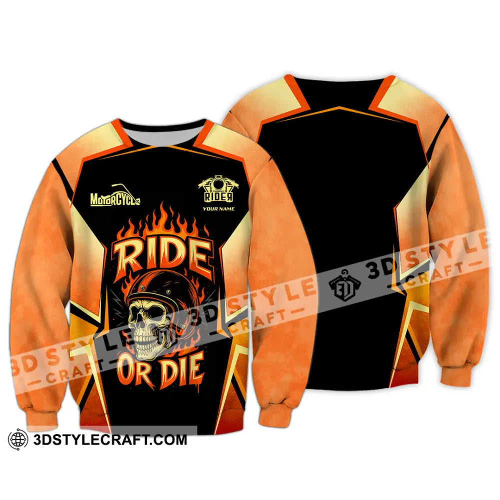 Unisex Shirt - Custom Ride Or Die 3D Shirt - Long Sleeve / S - T-shirt