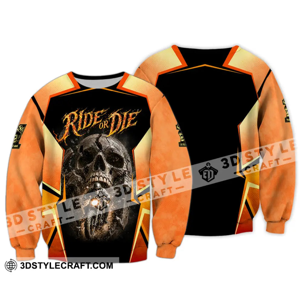 Unisex Shirt - Custom Ride Or Die 3D Shirt - Long Sleeve / S - T-shirt