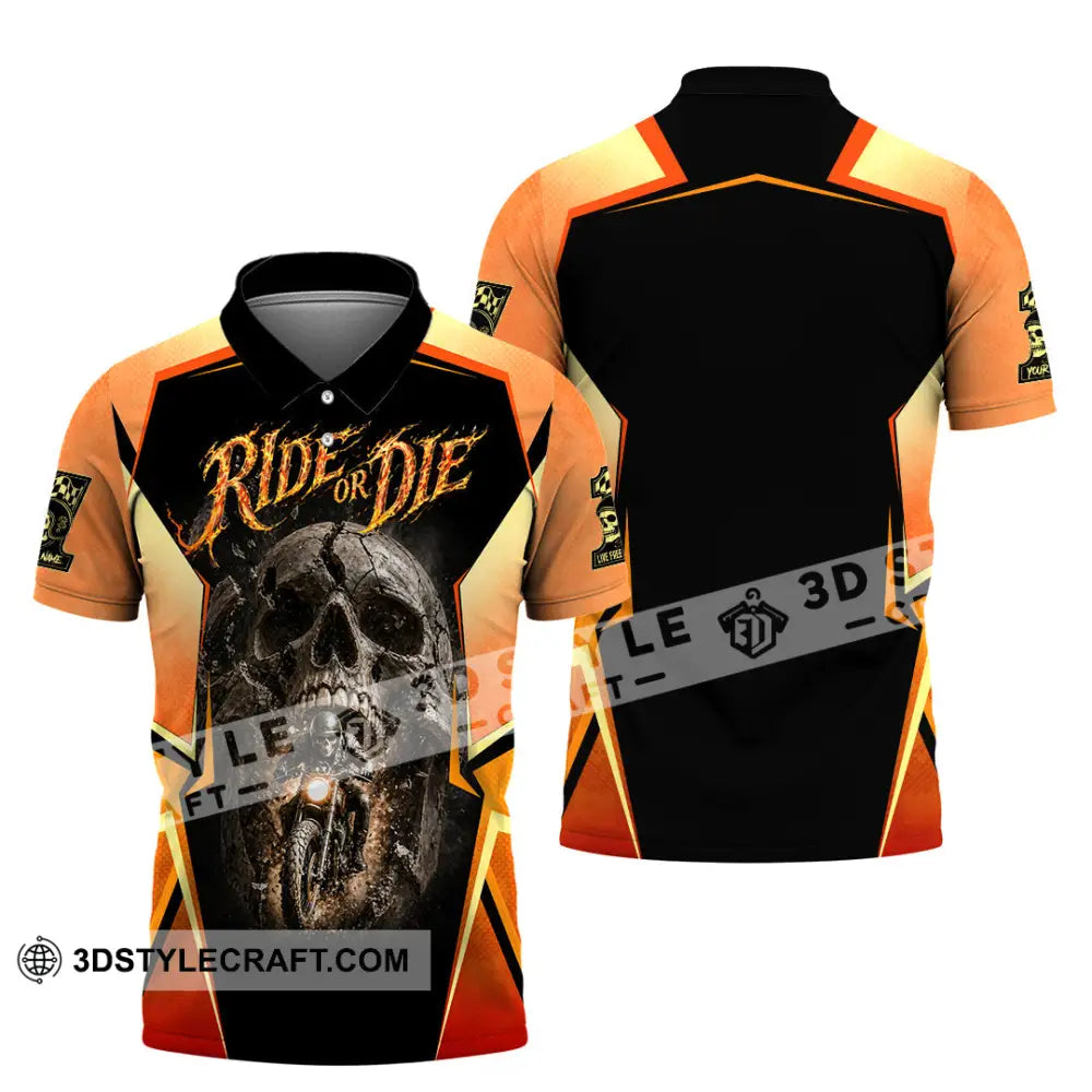 Unisex Shirt - Custom Ride Or Die 3D Shirt - Polo Shirt / S - T-shirt