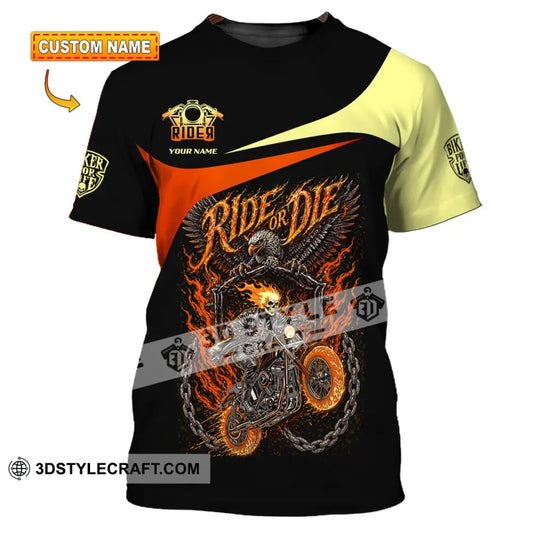 Unisex Shirt - Custom Ride Or Die 3D Shirt - T-shirt