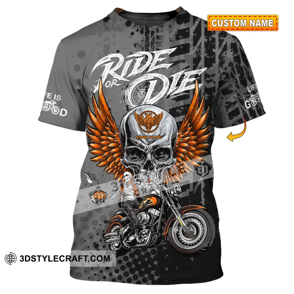 Unisex Shirt - Custom Ride Or Die 3D Shirt - T-shirt