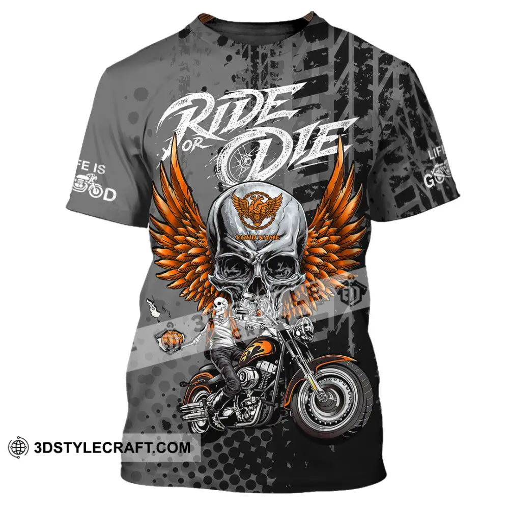 Unisex Shirt - Custom Ride Or Die 3D Shirt - T-Shirt / S - T-shirt