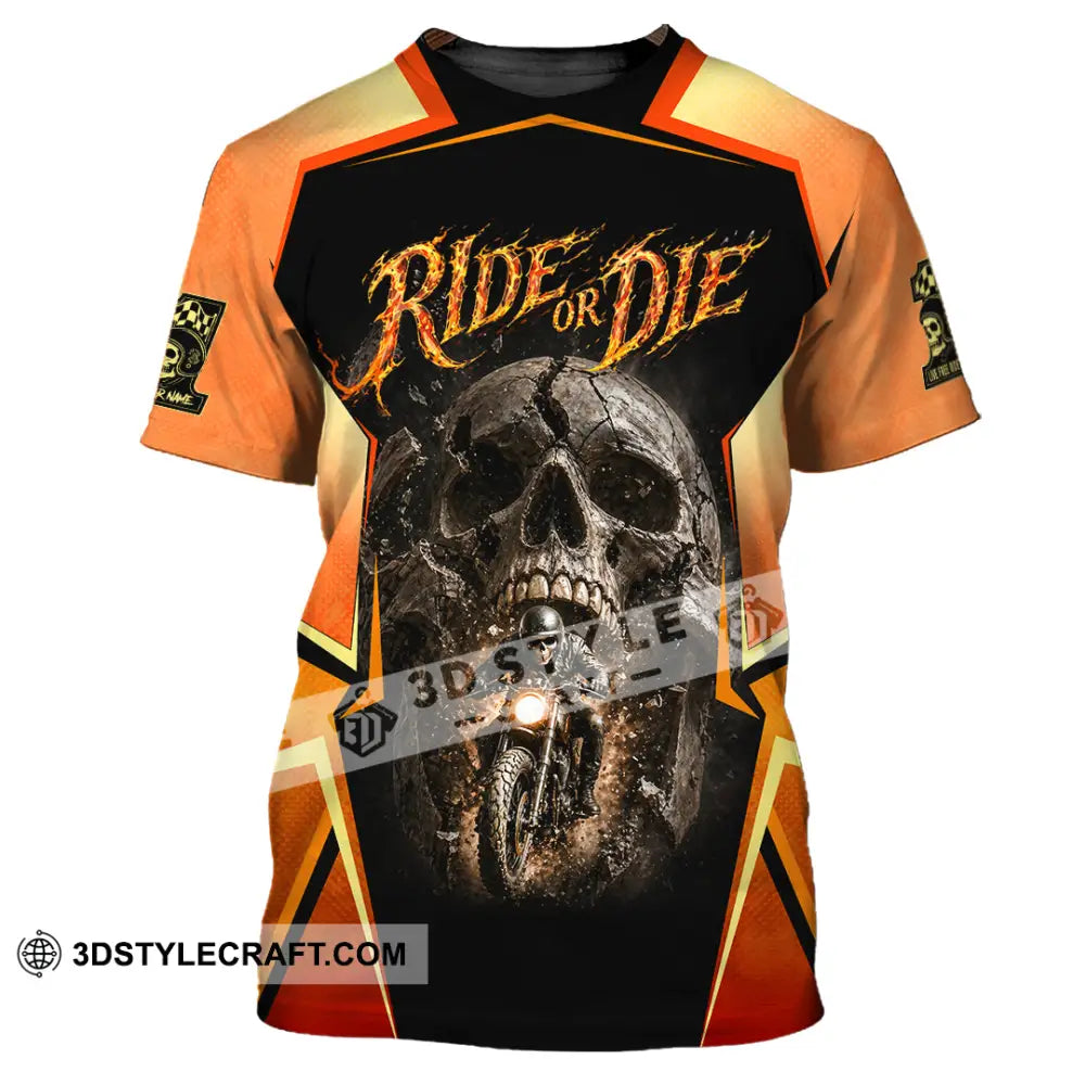 Unisex Shirt - Custom Ride Or Die 3D Shirt - T-Shirt / S - T-shirt