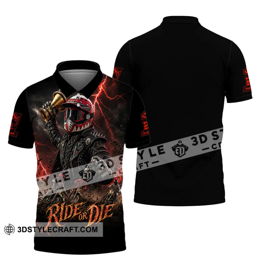 Unisex Shirt - Custom Ride Or Die Shirt - Polo Shirt / S - T-shirt