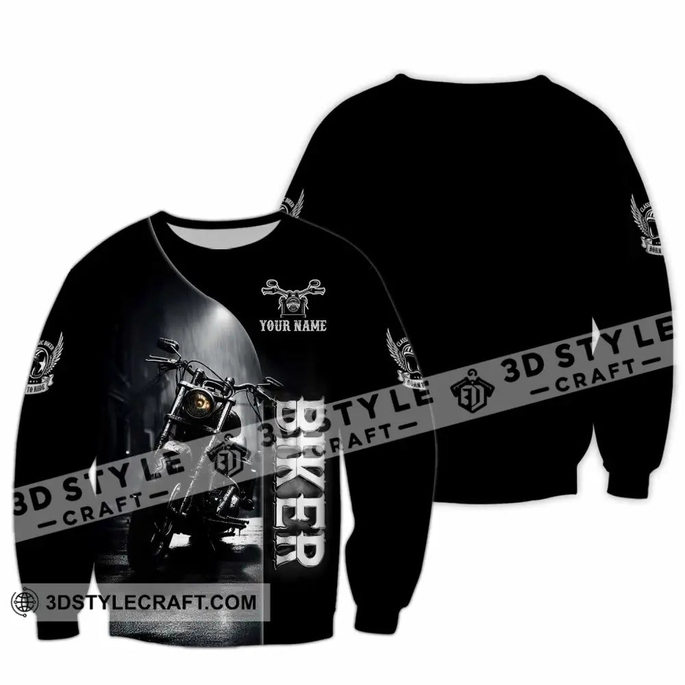 Unisex Shirt - Custom Rider 3D Shirt Long Sleeve / S T-shirt