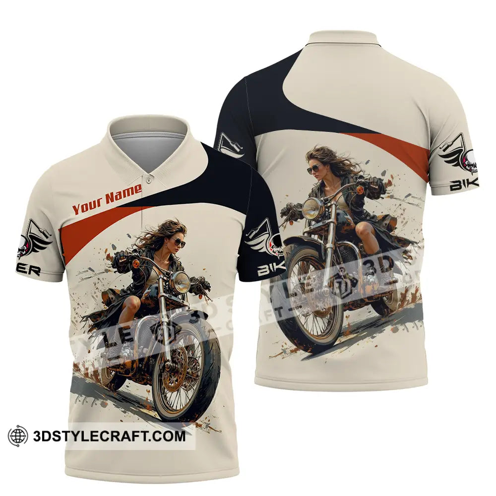 Unisex Shirt - Custom Rider 3D Shirt - Polo Shirt / S - T-shirt
