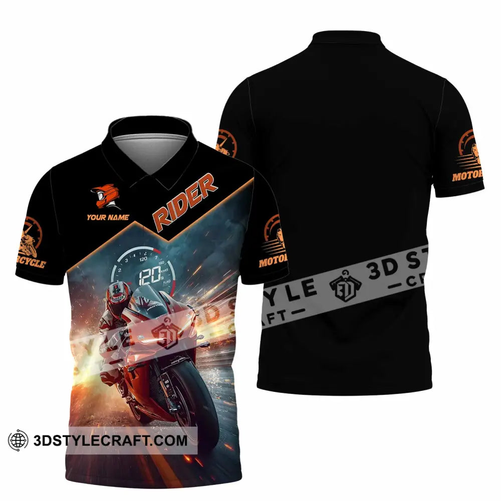 Unisex Shirt - Custom Rider 3D Shirt Polo Shirt / S T-shirt