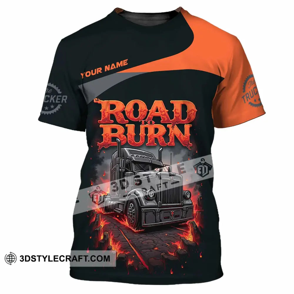 Unisex Shirt - Custom Road Born 3D Shirt T-Shirt / S T-shirt
