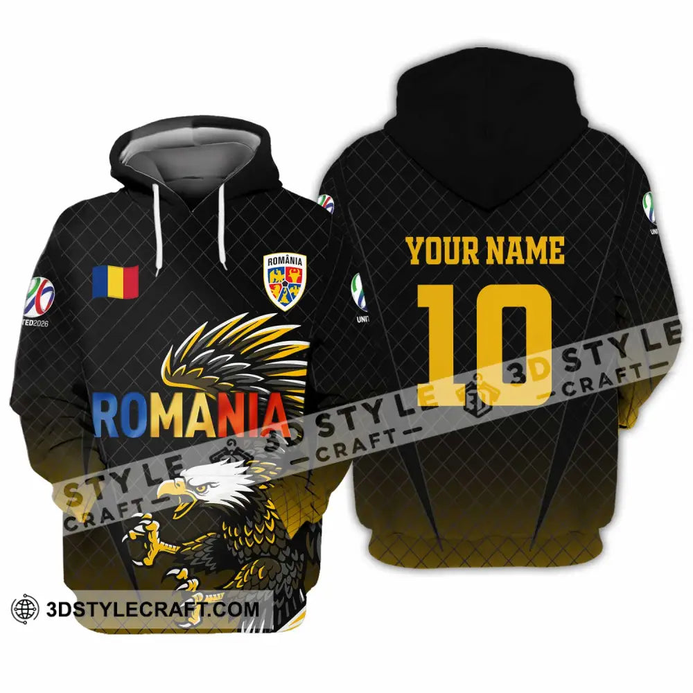 Unisex Shirt - Custom Romania 3D Shirt Hoodie / S T-shirt