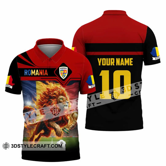 Unisex Shirt - Custom Romania 3D Shirt style option 4