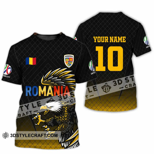 Unisex Shirt - Custom Romania 3D Shirt style option 4