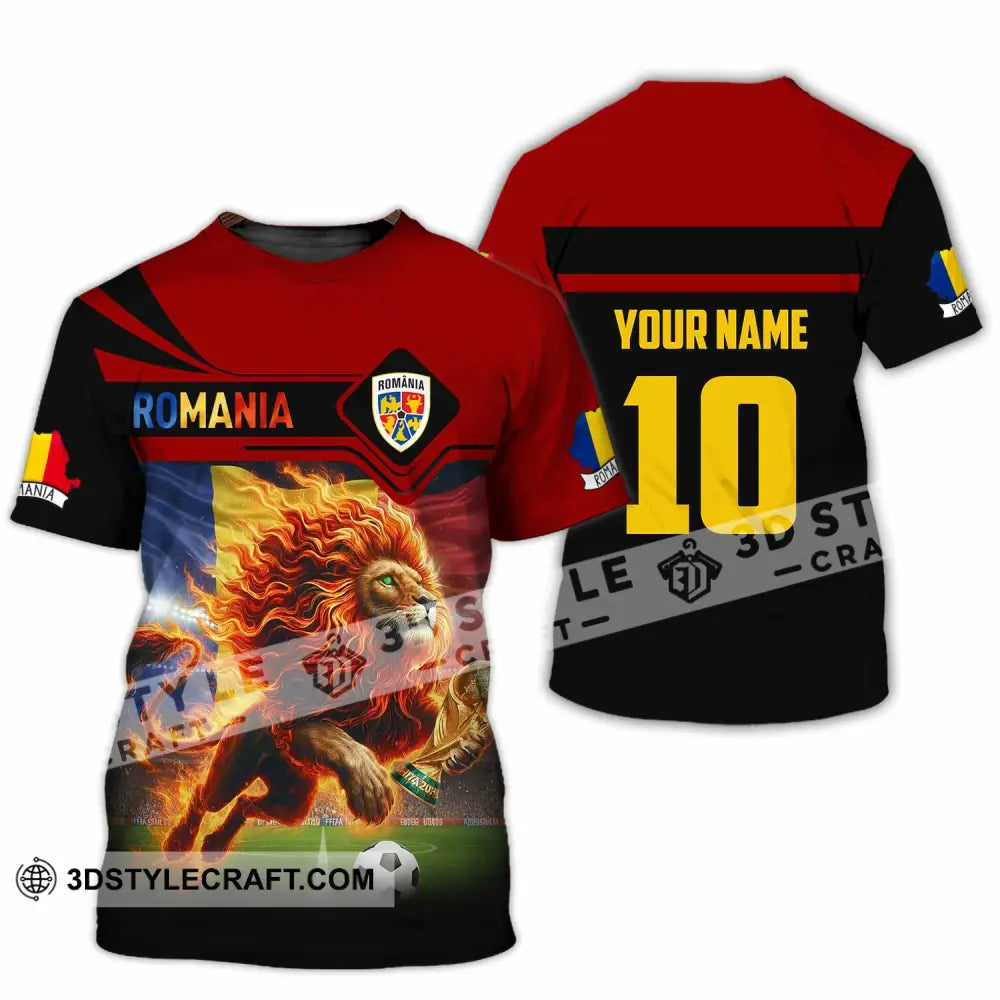 Unisex Shirt - Custom Romania 3D Shirt T-Shirt / S T-shirt