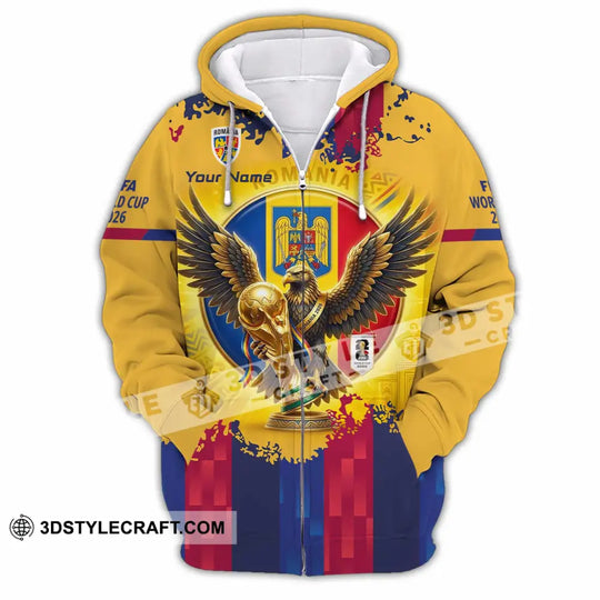 Unisex Shirt - Custom Romania 3D Shirt style option 4