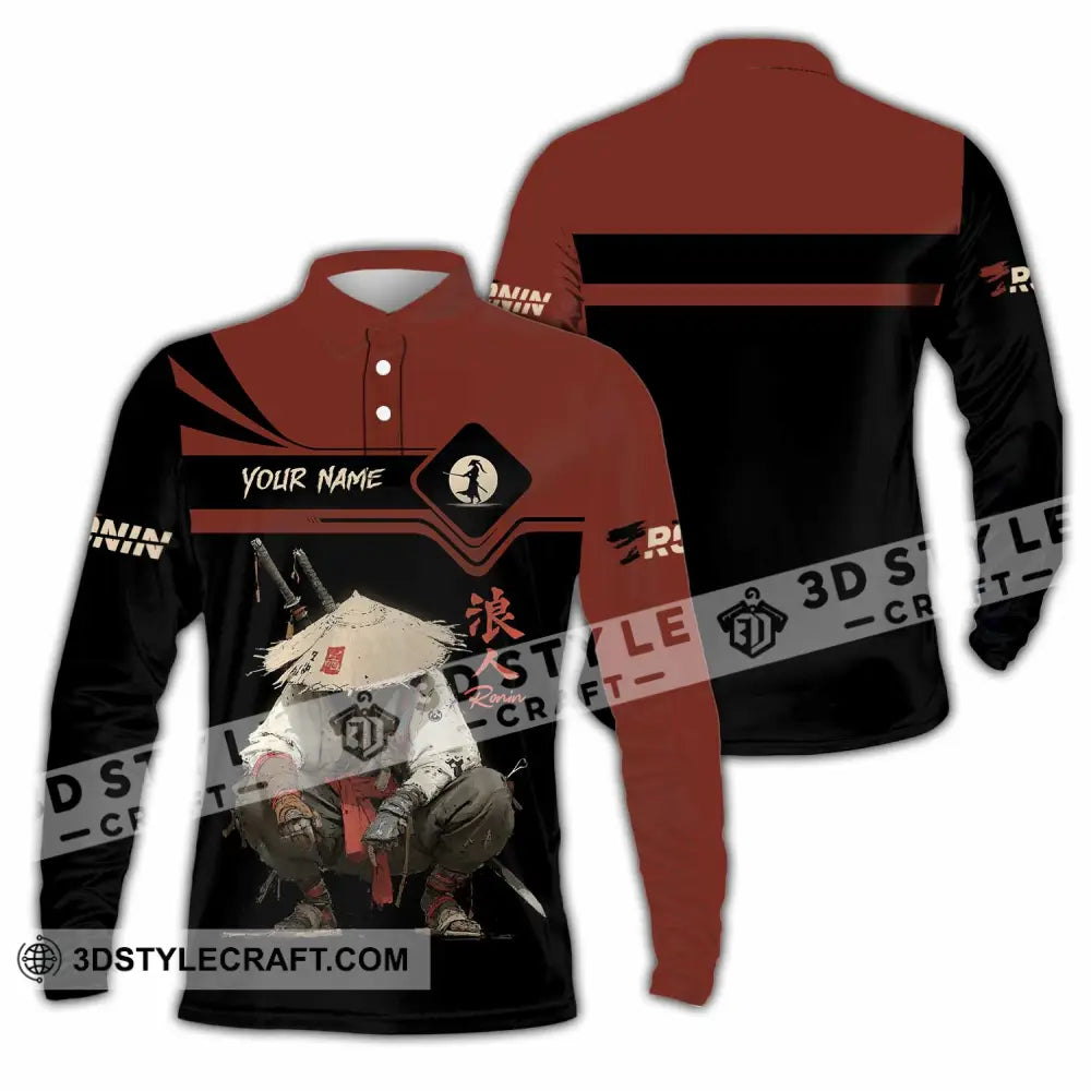 Unisex Shirt - Custom Ronin Shirt - Long Sleeve Polo / S - T-shirt