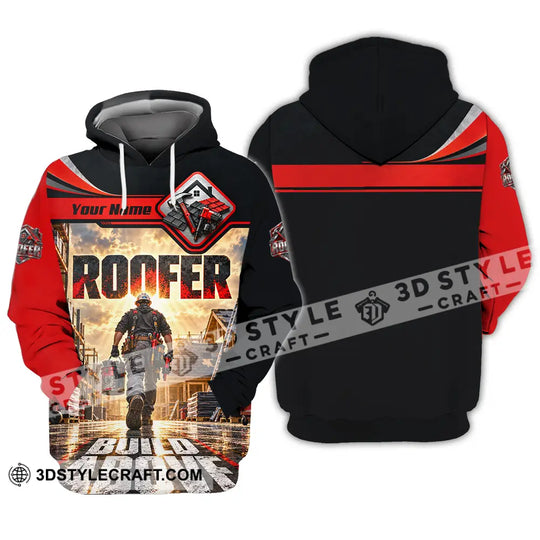 Unisex Shirt - Custom Roofer Shirt style option 3