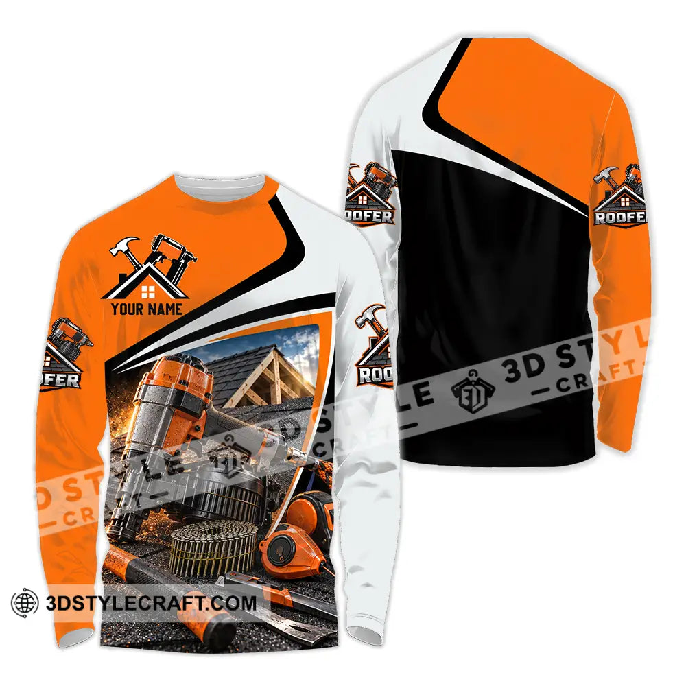 Unisex Shirt - Custom Roofer Shirt - Long Sleeve Shirt / S - T-shirt