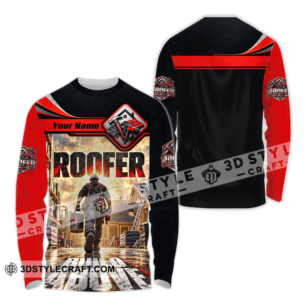 Unisex Shirt - Custom Roofer Shirt - Long Sleeve Shirt / S - T-shirt