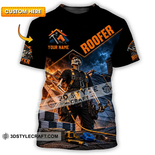 Unisex Shirt - Custom Roofer Shirt style option 1