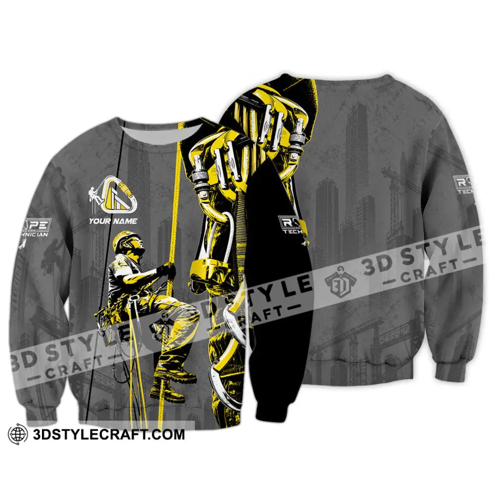 Unisex Shirt - Custom Rope Access Technician Shirt - Long Sleeve / S - T-shirt