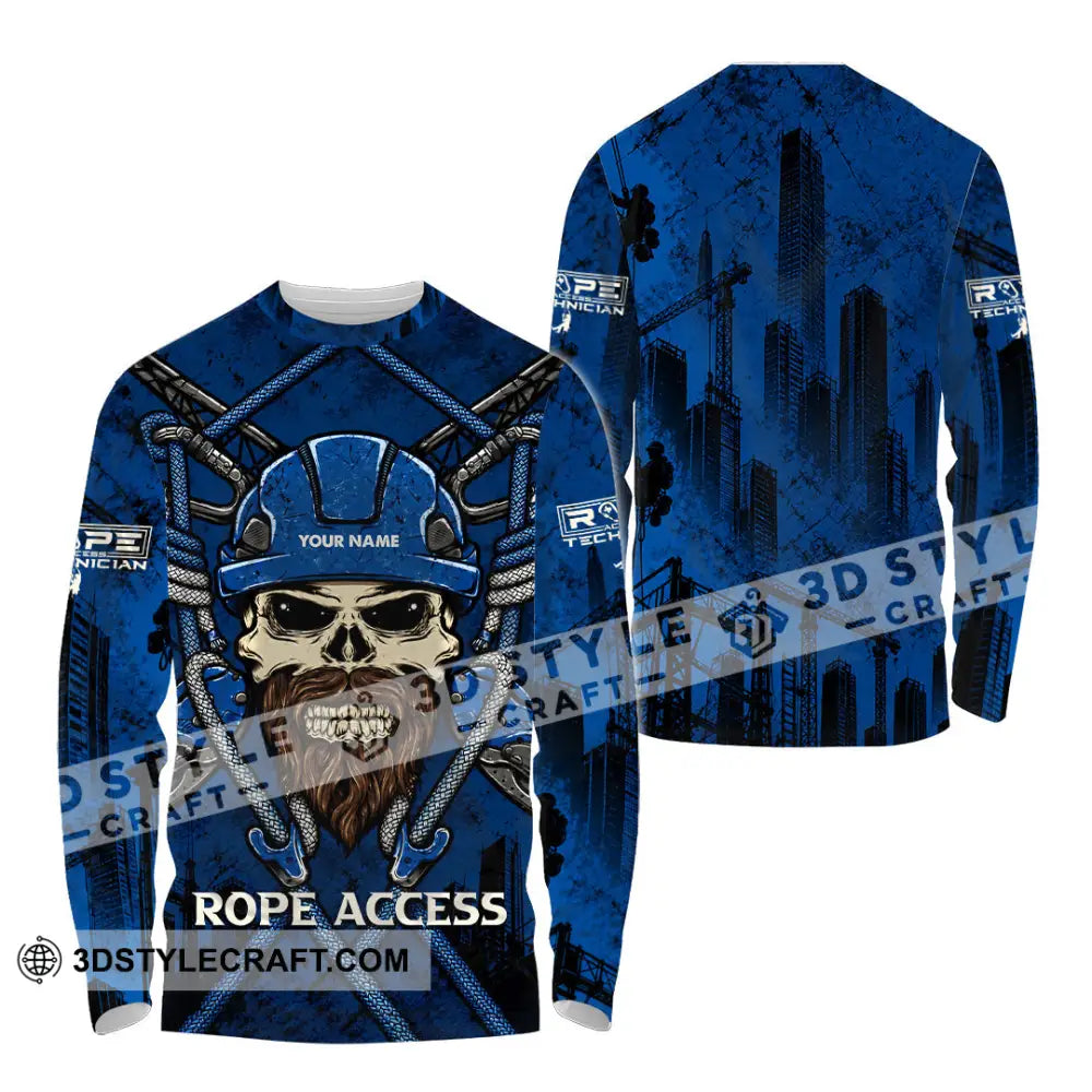 Unisex Shirt - Custom Rope Access Technician Shirt - Long Sleeve Shirt / S - T-shirt