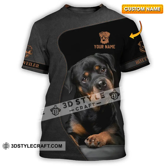 Unisex Shirt - Custom Rottweiler Dog Lover Shirt style option 1