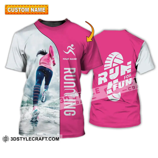 Unisex Shirt - Custom Run For Fun, Running Lover Sport Shirt style option 1
