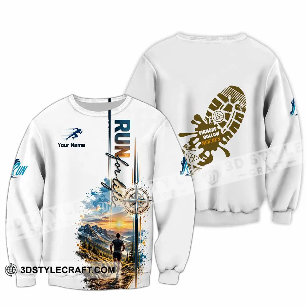 Unisex Shirt - Custom Run For Life Shirt - Long Sleeve / S - T-shirt