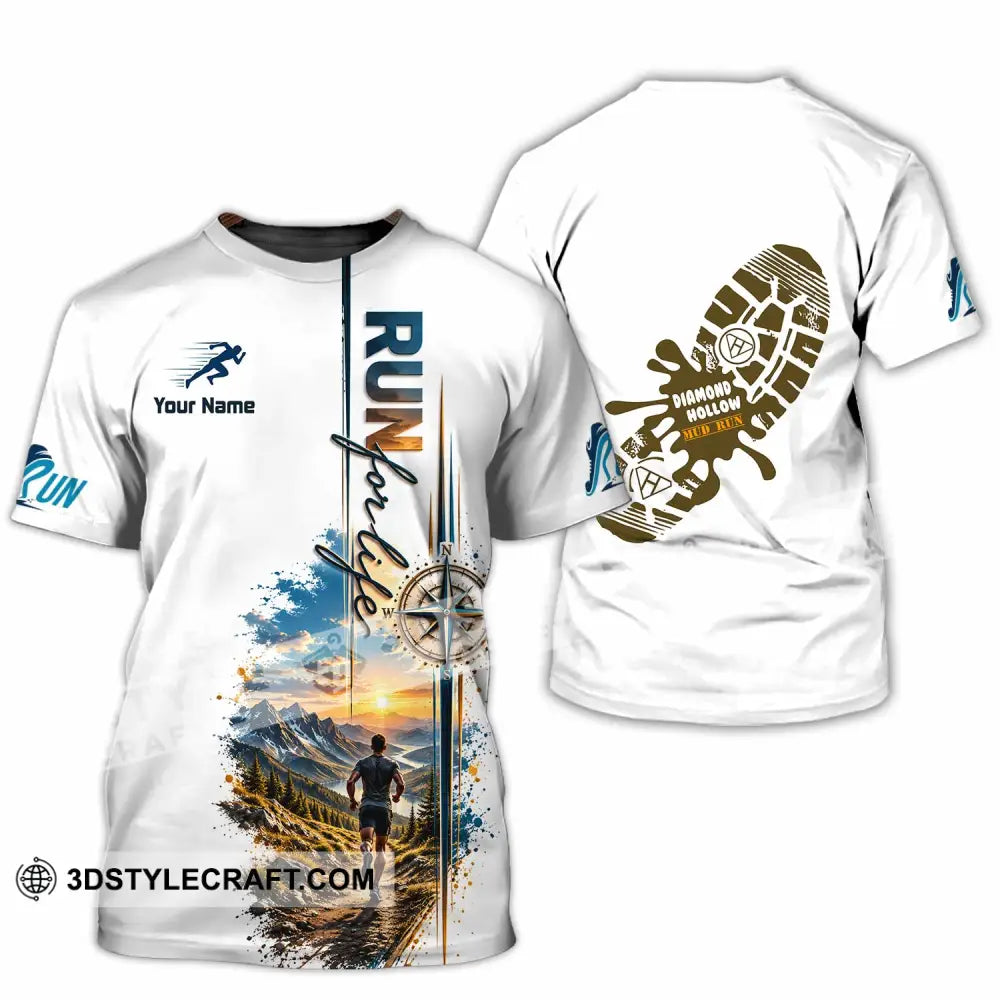 Unisex Shirt - Custom Run For Life Shirt - T-Shirt / S - T-shirt