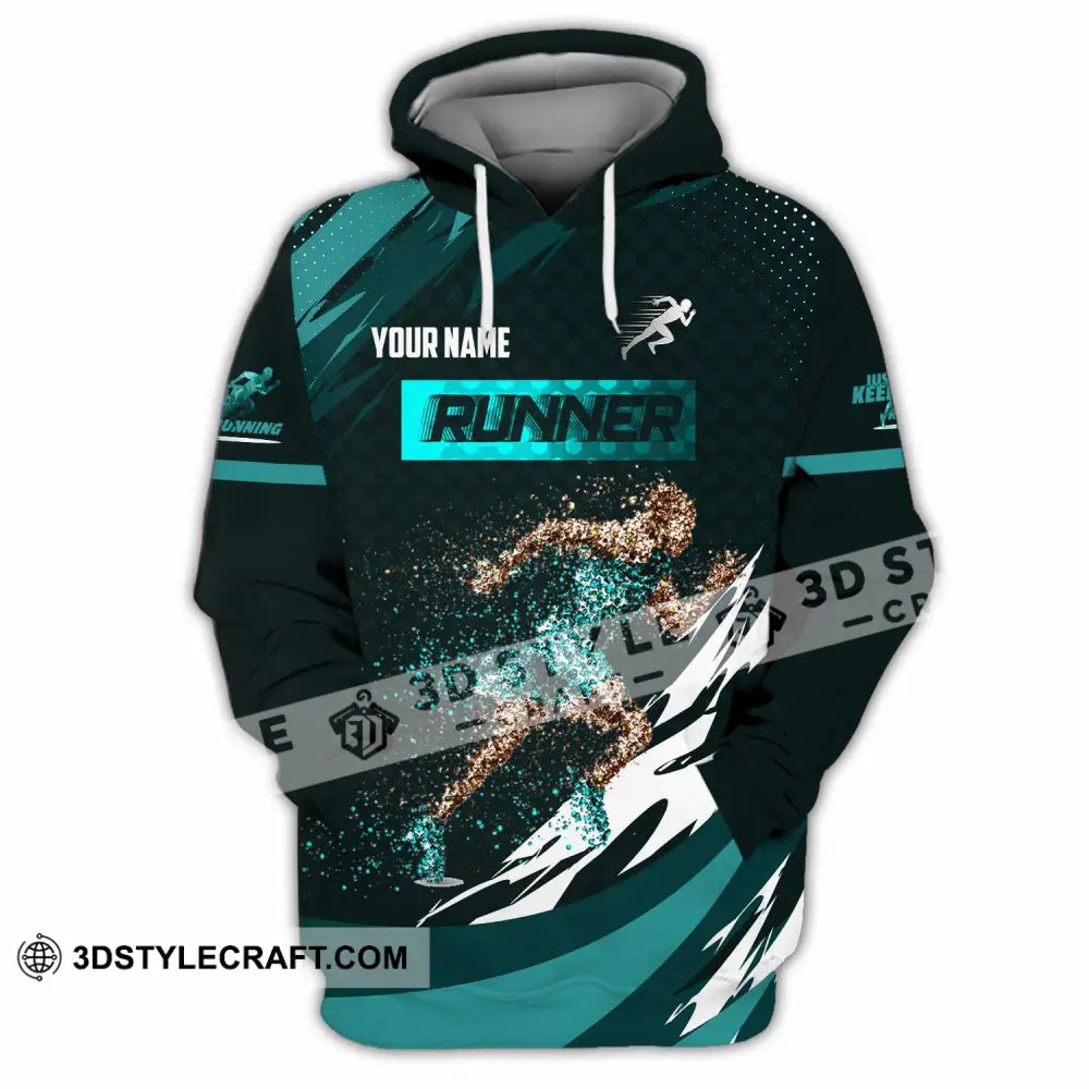 Unisex Shirt - Custom Runner 3D Shirt - Hoodie / S - T-shirt