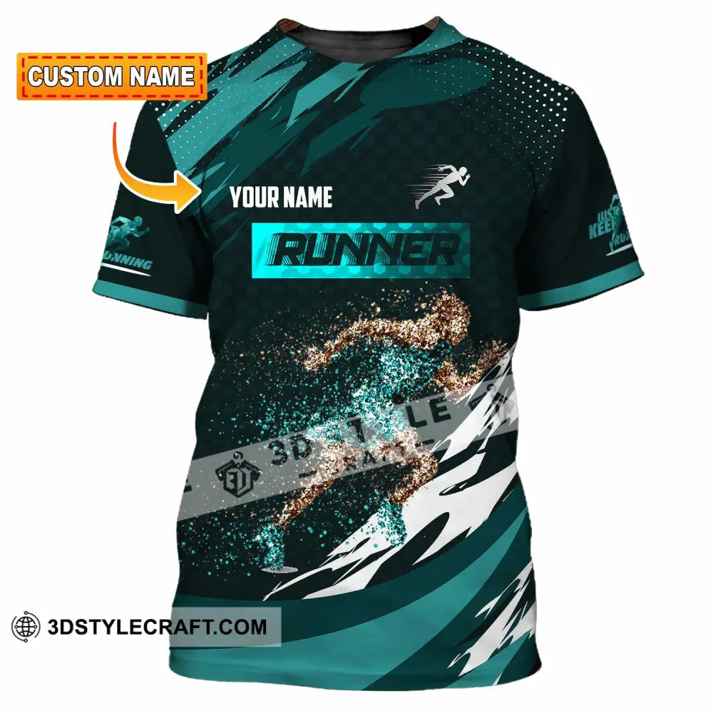 Unisex Shirt - Custom Runner 3D Shirt - T-shirt