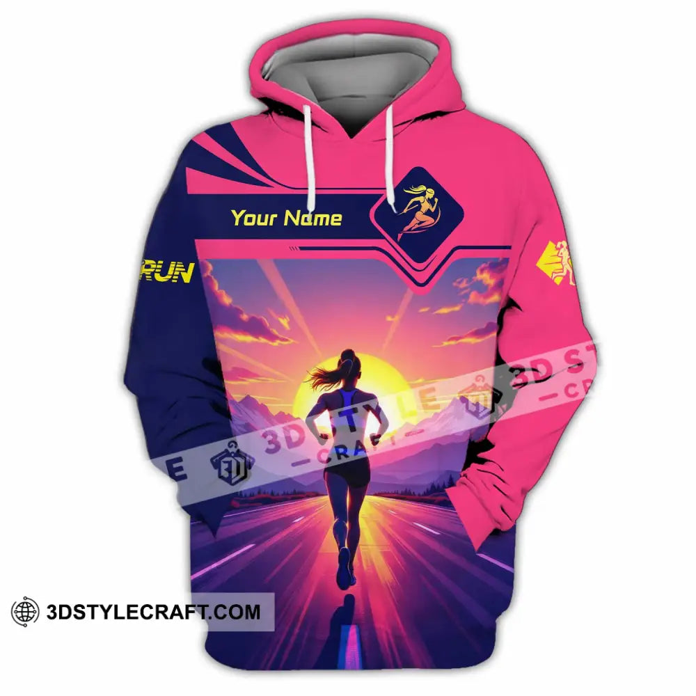 Unisex Shirt - Custom Running 3D Shirt Hoodie / S T-shirt