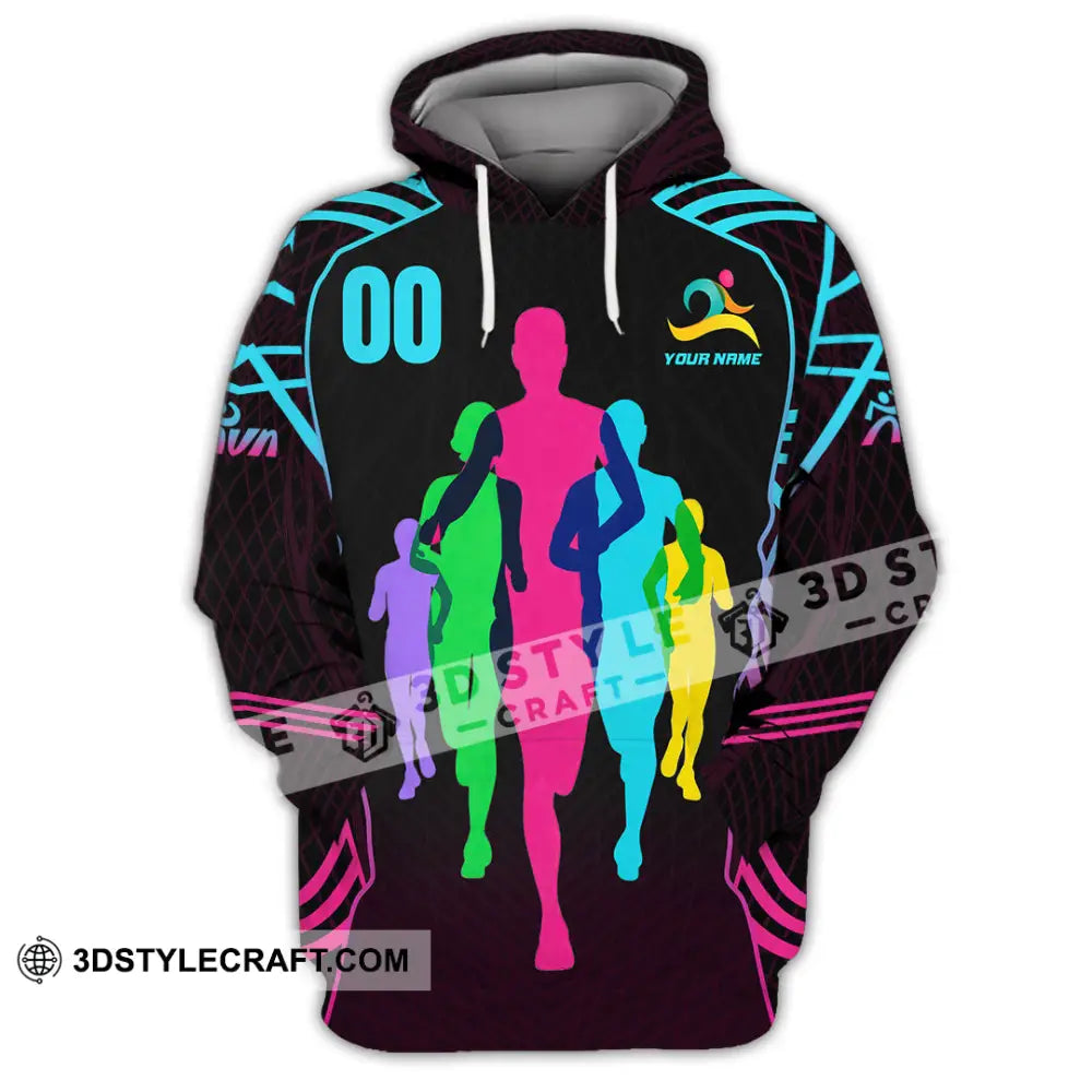 Unisex Shirt - Custom Running 3D Shirt Hoodie / S T-shirt