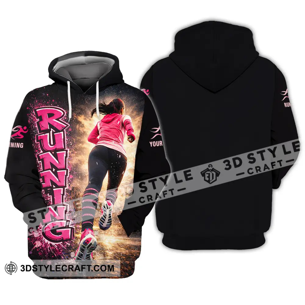 Unisex Shirt - Custom Running 3D Shirt Hoodie / S T-shirt