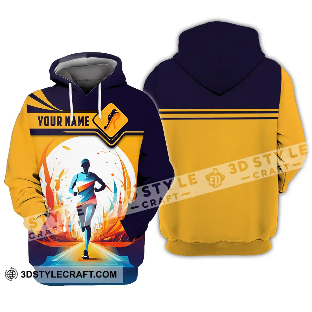 Unisex Shirt - Custom Running 3D Shirt Hoodie / S T-shirt