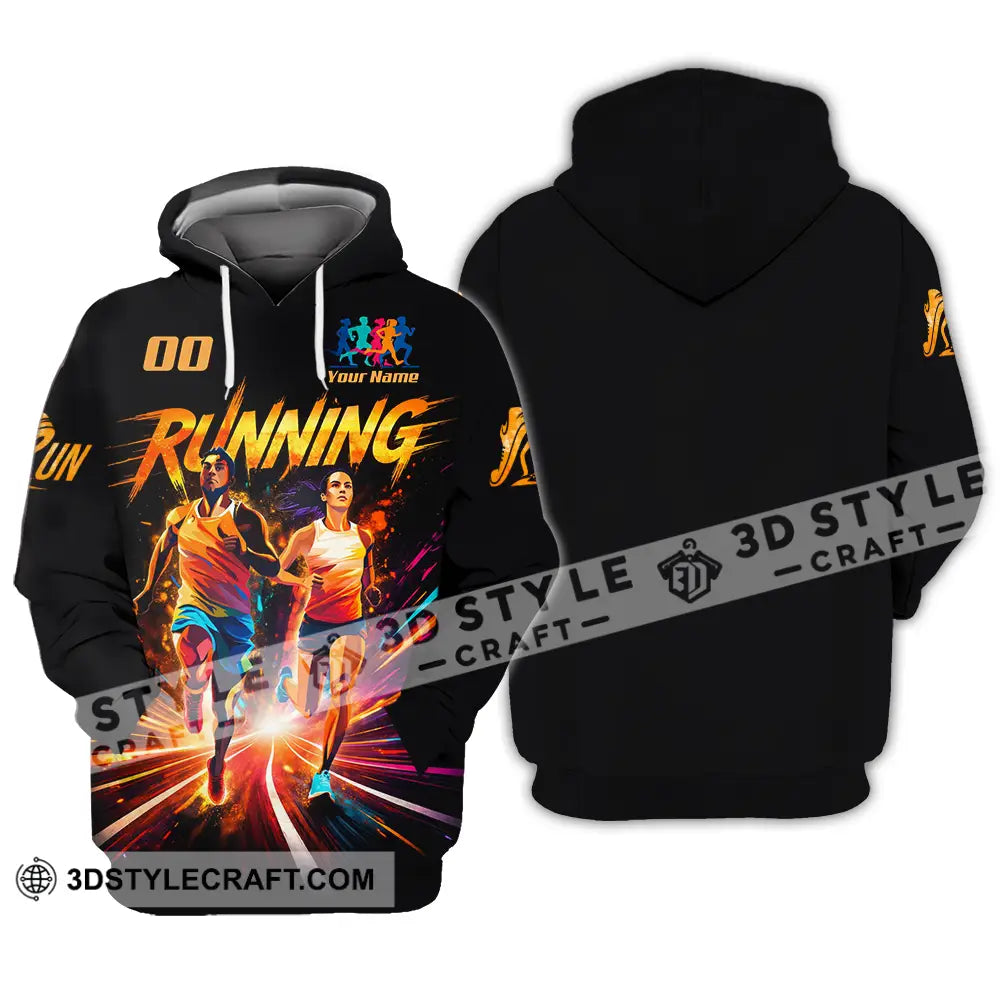 Unisex Shirt - Custom Running 3D Shirt - Hoodie / S - T-shirt