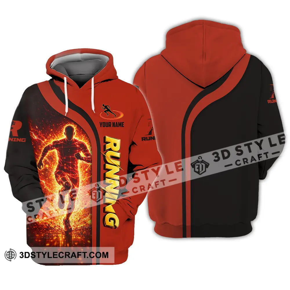 Unisex Shirt - Custom Running 3D Shirt Hoodie / S T-shirt