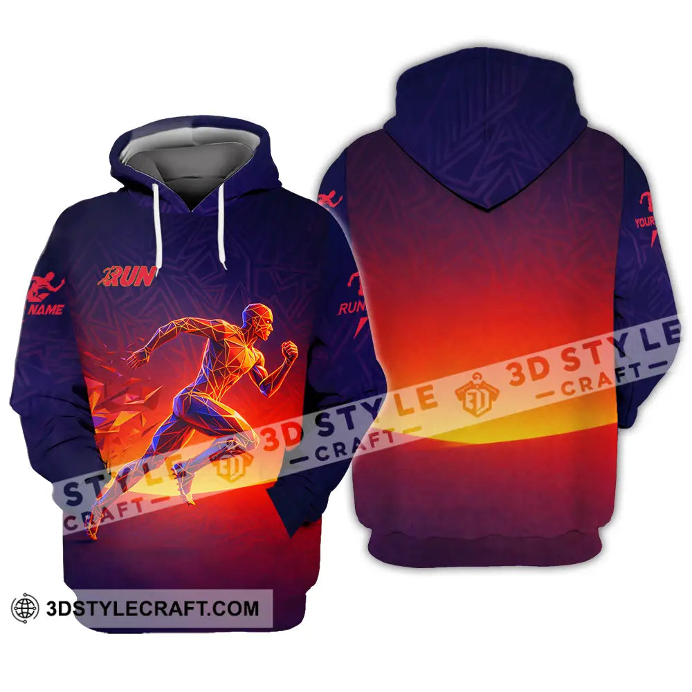 Unisex Shirt - Custom Running 3D Shirt Hoodie / S T-shirt