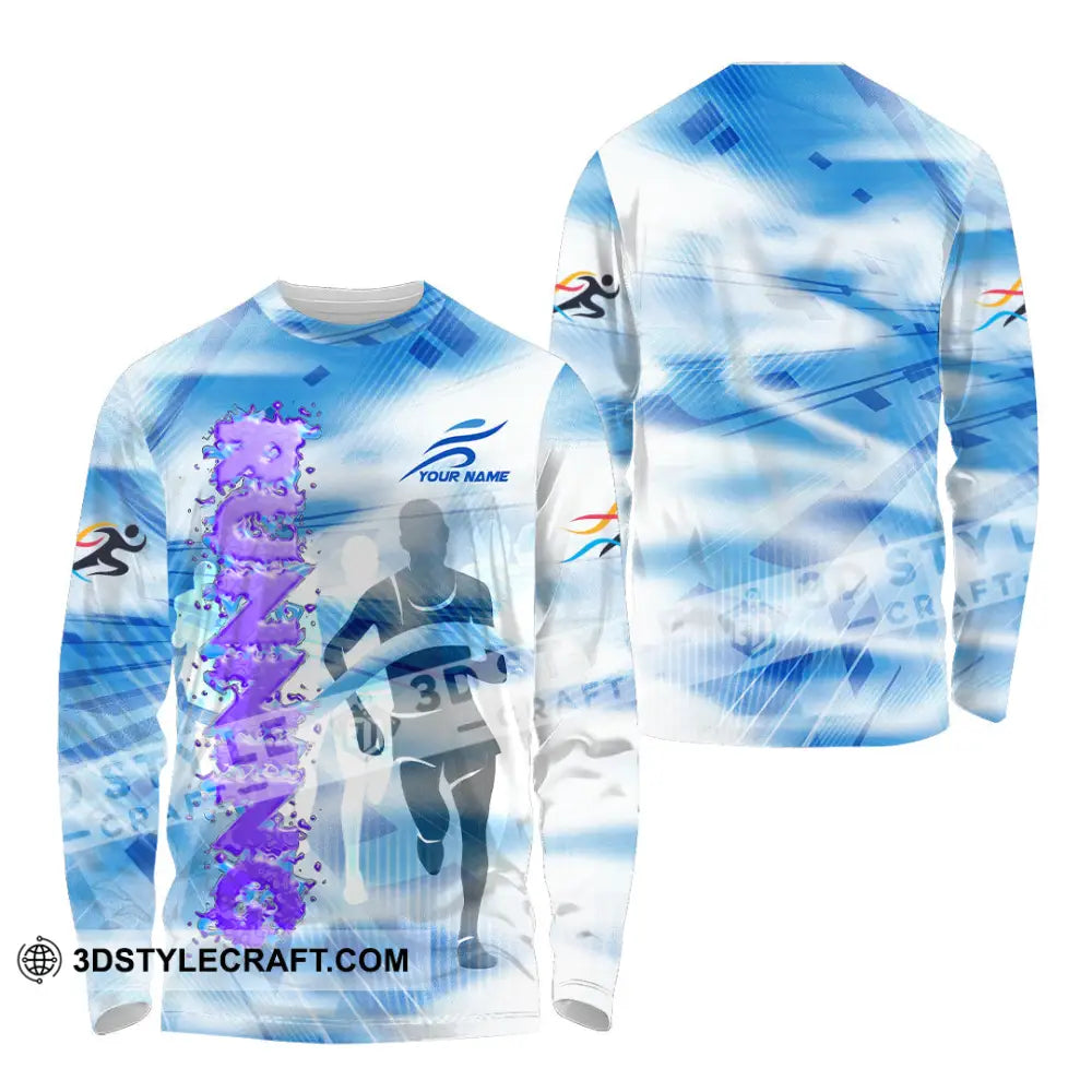 Unisex Shirt - Custom Running 3D Shirt - Long Sleeve Shirt / S - T-shirt