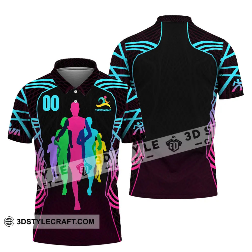 Unisex Shirt - Custom Running 3D Shirt Polo Shirt / S T-shirt