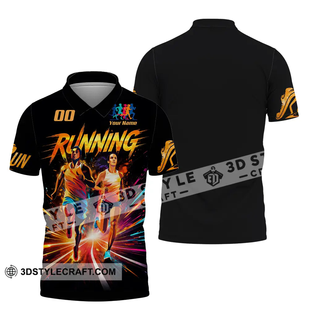Unisex Shirt - Custom Running 3D Shirt - Polo Shirt / S - T-shirt