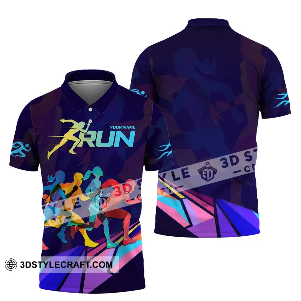 Unisex Shirt - Custom Running 3D Shirt Polo Shirt / S T-shirt