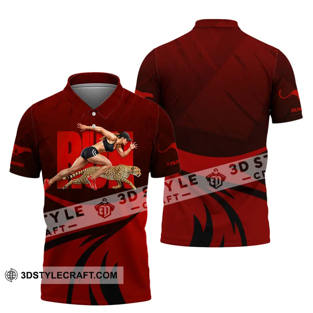 Unisex Shirt - Custom Running 3D Shirt Polo Shirt / S T-shirt
