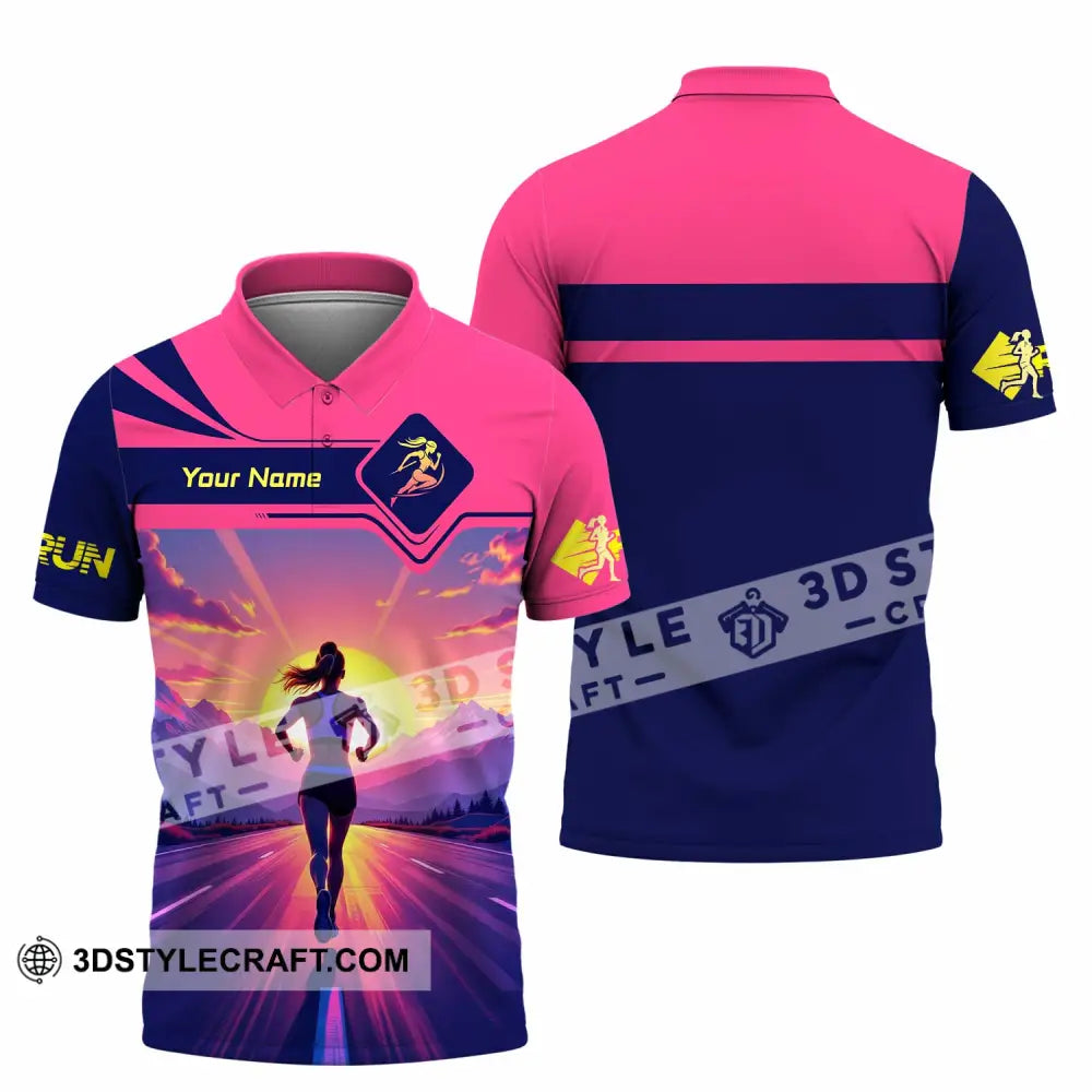 Unisex Shirt - Custom Running 3D Shirt Polo Shirt / S T-shirt