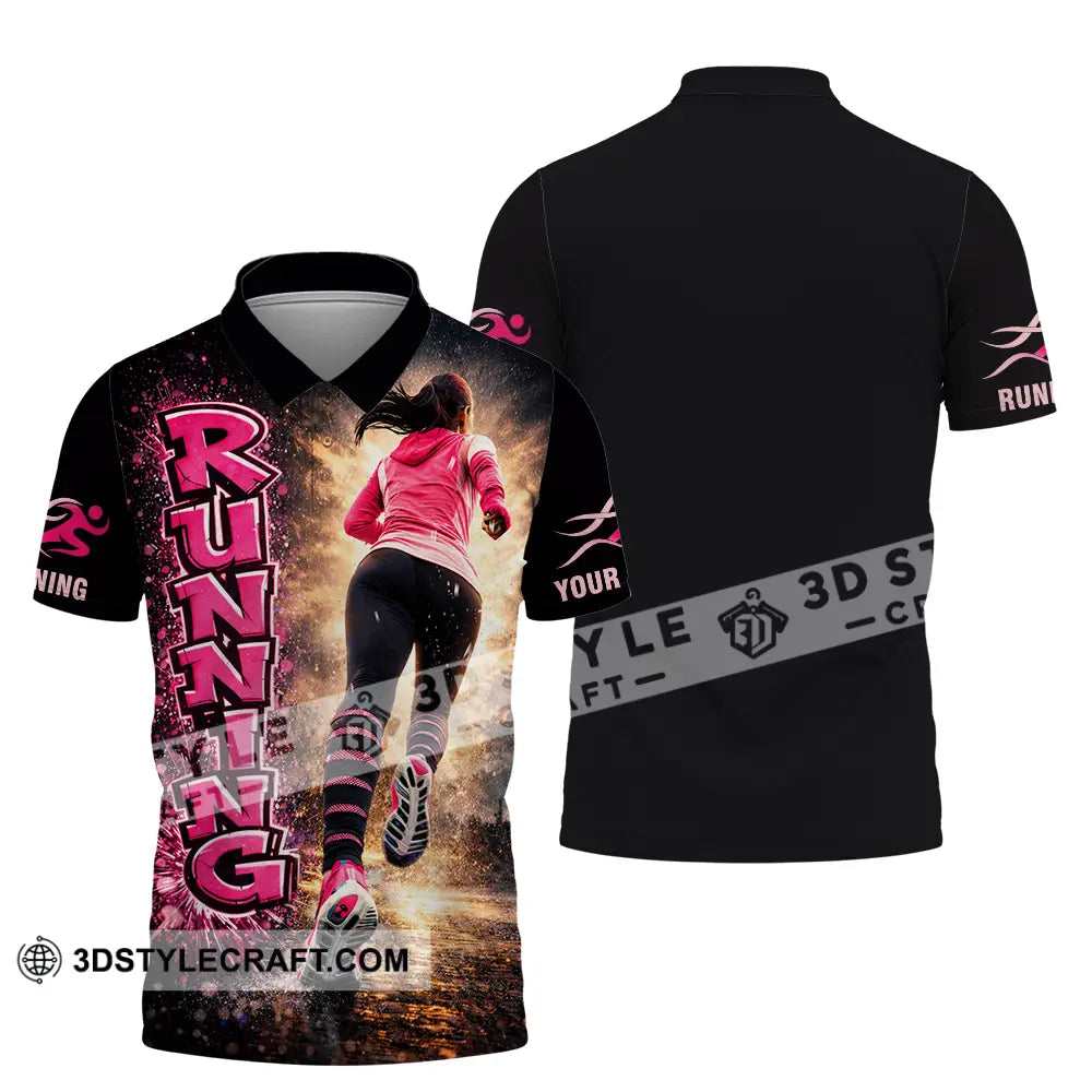 Unisex Shirt - Custom Running 3D Shirt Polo Shirt / S T-shirt