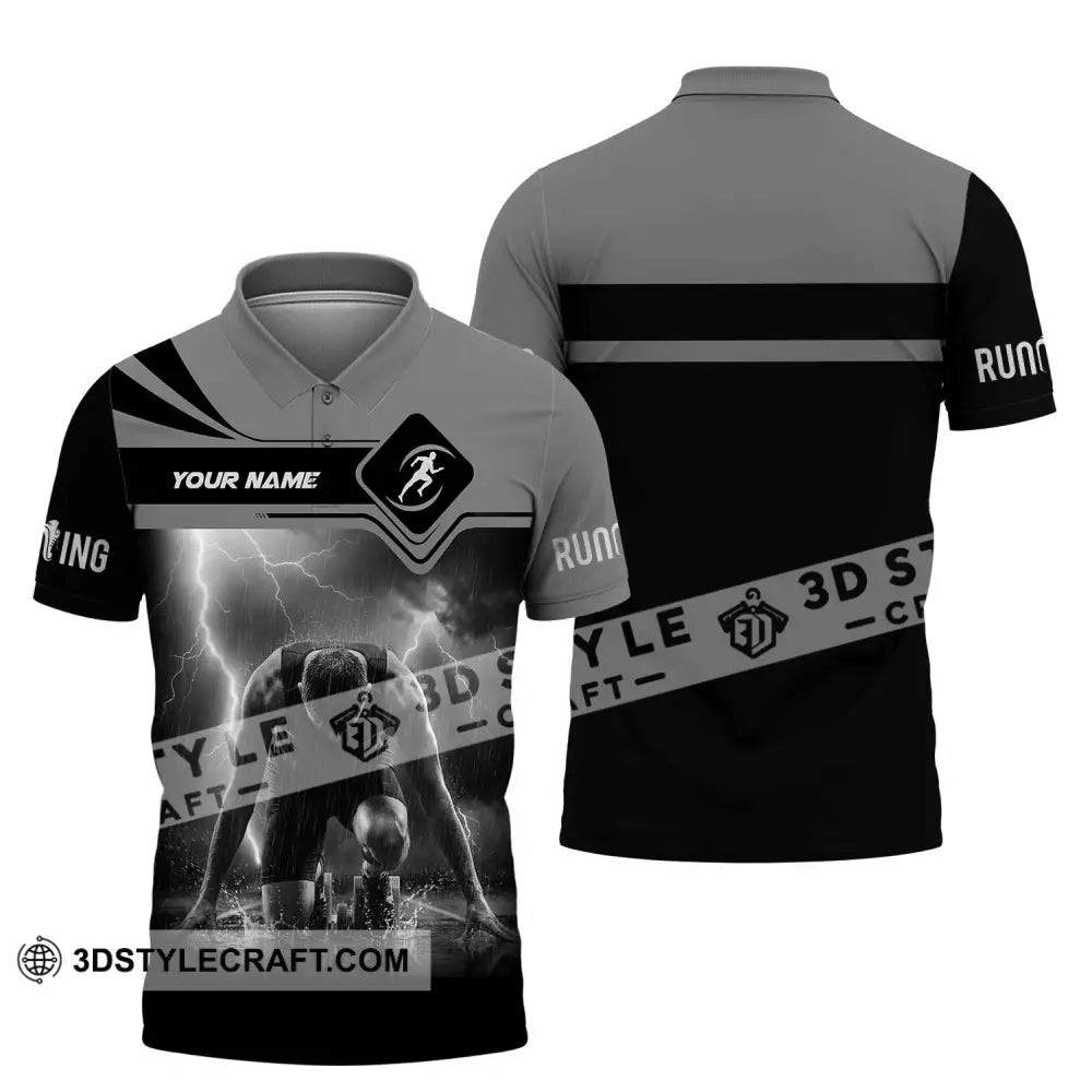 Unisex Shirt - Custom Running 3D Shirt Polo Shirt / S T-shirt