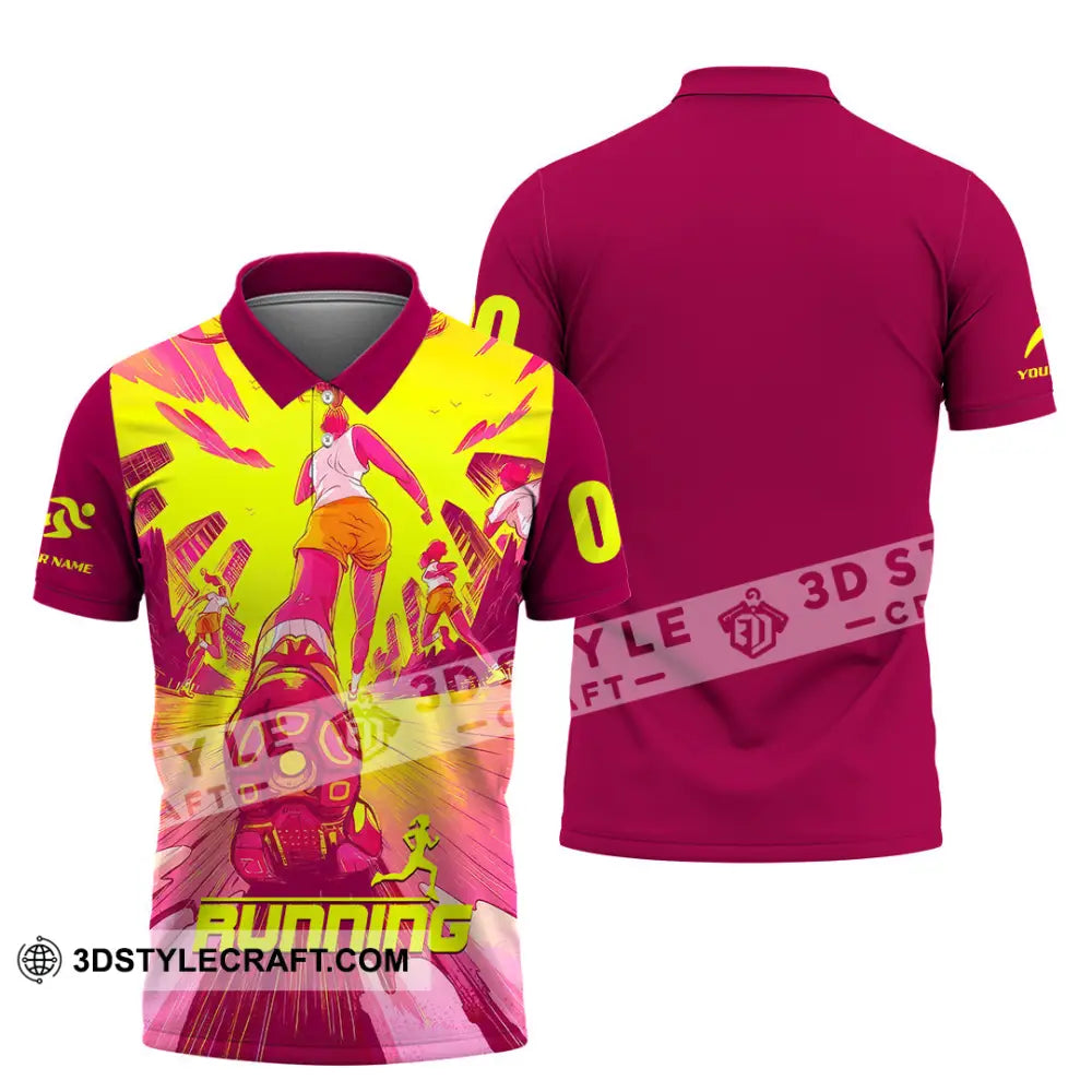 Unisex Shirt - Custom Running 3D Shirt - Polo Shirt / S - T-shirt