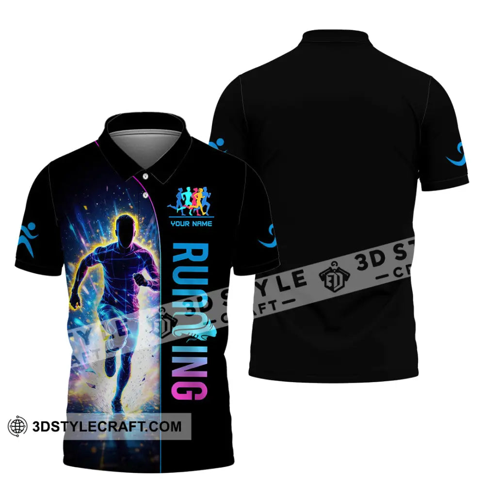 Unisex Shirt - Custom Running 3D Shirt Polo Shirt / S T-shirt